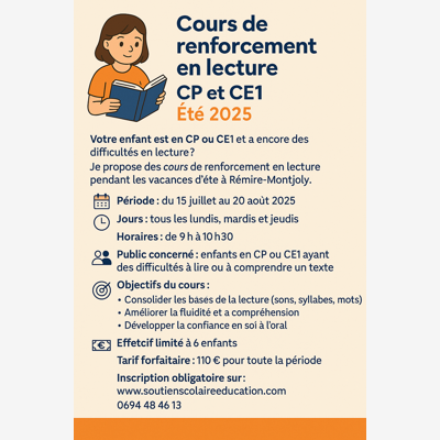 image_📖 Cours de renforcement en lecture – Été 2025 – CP et CE1 – Rémire-Montjol