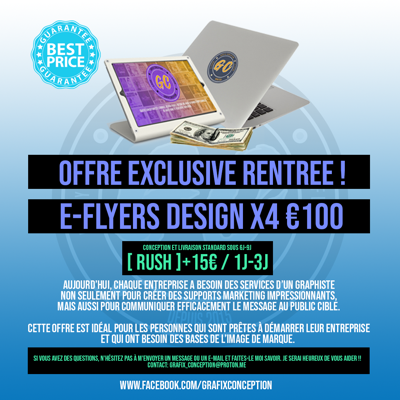 image_OFFRE EXCLUSIVE RENTRÉE ! E-FLYER X4 💯