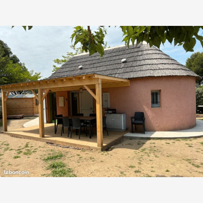 image_Location d'un MAS pour 6 personnes d'une superficie de 50m2 avec un jardin de 280 m2 500 / semaine Juillet et Août