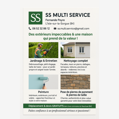 image_SS Multi Service – Jardin, nettoyage & peinture à L’Isle-sur-la-Sorgue (84