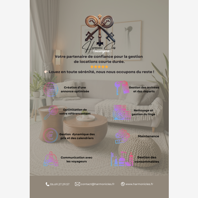 image_Harmoni'Clés 🔑 - Conciergerie locations courte durée - Airbnb - Booking