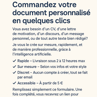 image_Commandes de documents personalisés