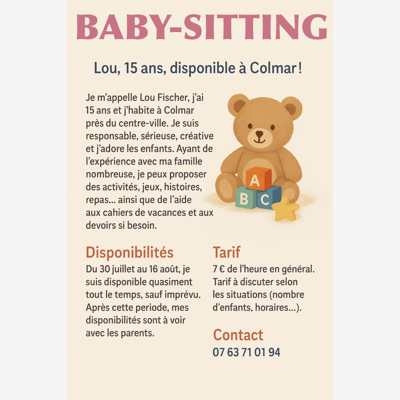image_BABYSITTING sur colmar