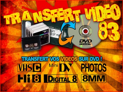 Transfert cassette Mini DV - Transfert Vidéo 83