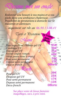 Manucure à Saint-Maximin-la-Sainte-Baume (83470) : Annonces et offres d 'emploi