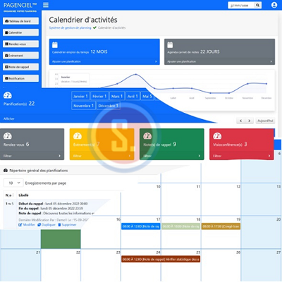 image_Agenda Calendrier Planning prise de rendez-vous et gestion des activités