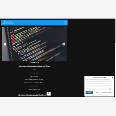 image_Site Internet vitrine - Graphismes - Montage video