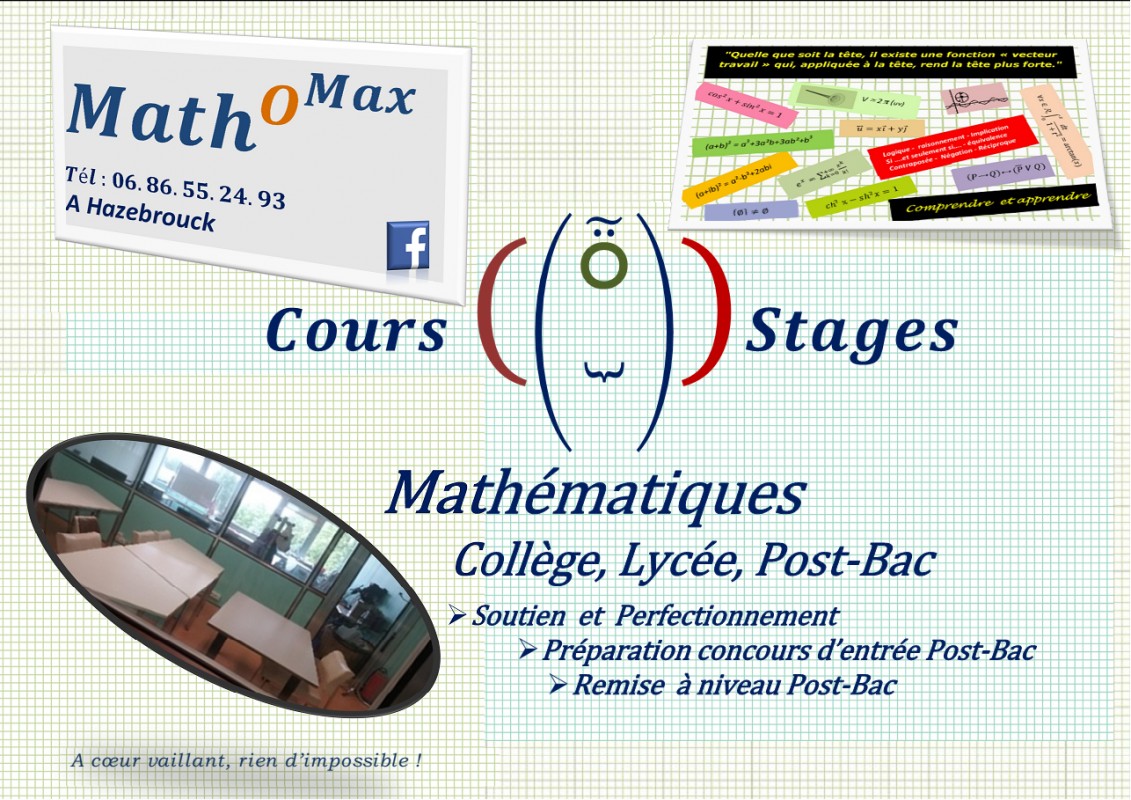 image_Cours particuliers et stages Maths- Hazebrouck