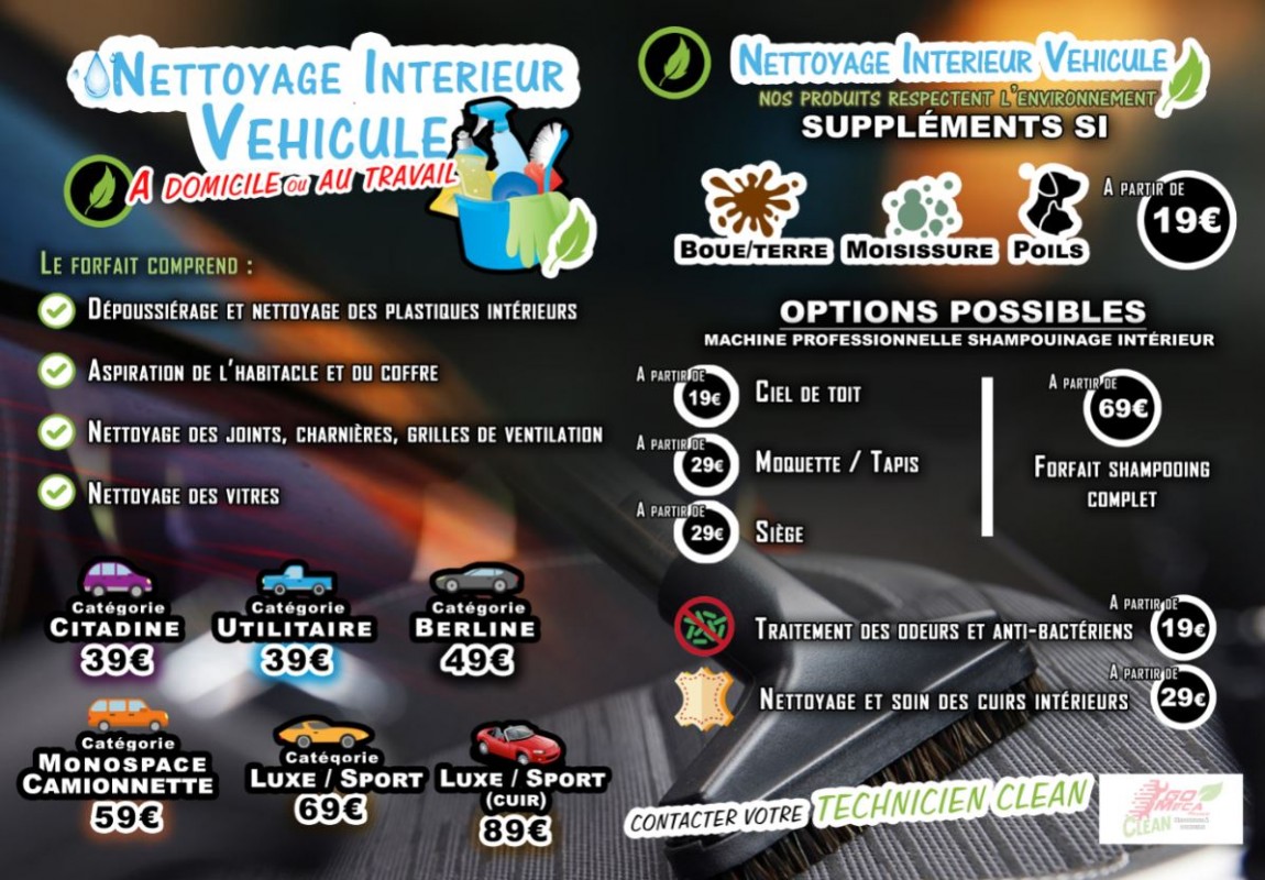 Nettoyage voiture à Domicile à Montpellier et dans l Hérault