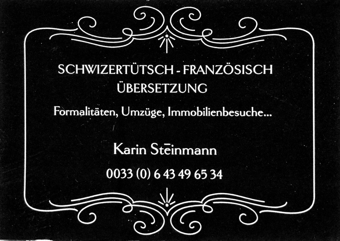 image_Suisse allemand - Français