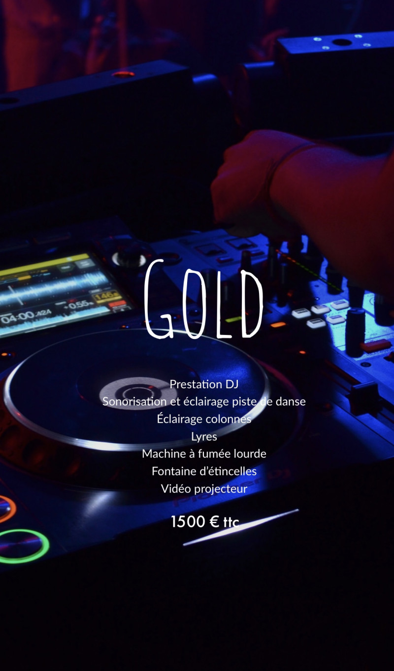 image_Prestation DJ mariage pack : gold