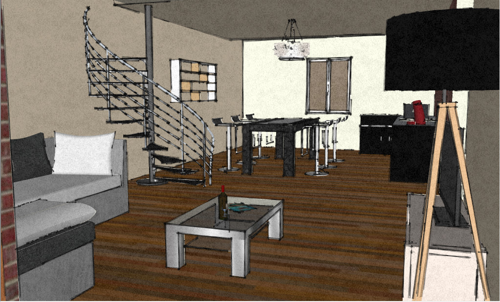 image_Modélisation 3D SketchUP / Plan 2D AutoCAD