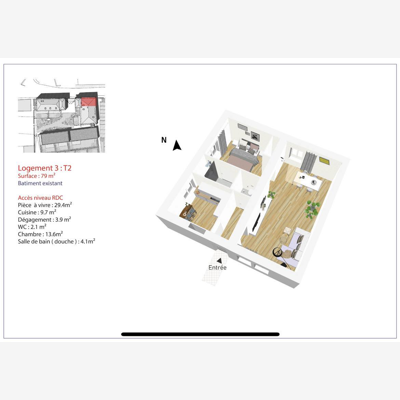 image_Architecture - étude de projet - conception - image 3D