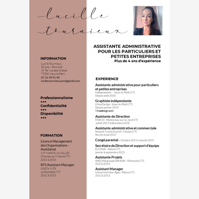 image_Assistante administrative - 4ans d'expérience